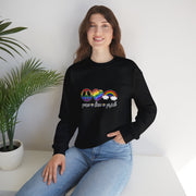 Peace Love Pride Unisex Heavy Blend™ Crewneck Sweatshirt
