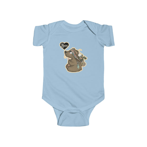 Love baby bear Infant Fine Jersey Bodysuit