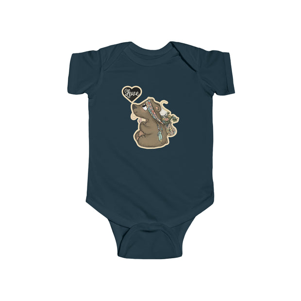Love baby bear Infant Fine Jersey Bodysuit