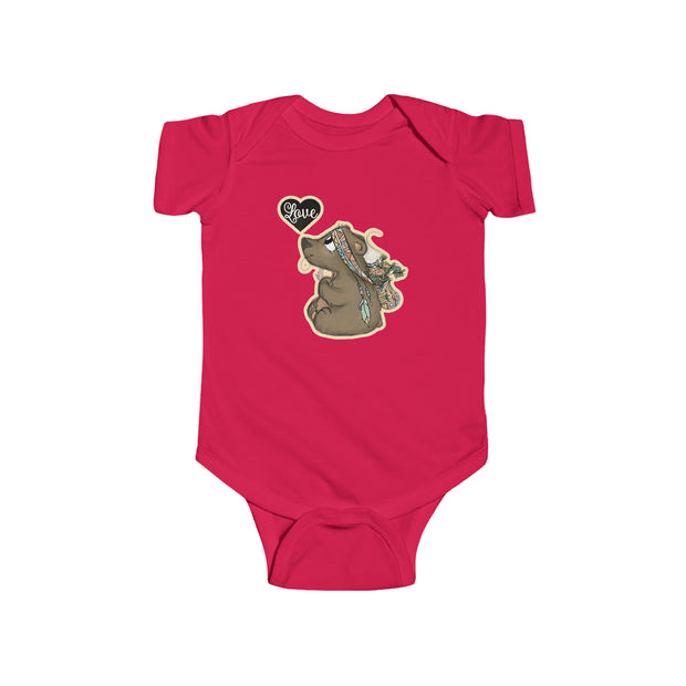 Love baby bear Infant Fine Jersey Bodysuit