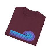 Semicircle Stripes Unisex Softstyle T-Shirt