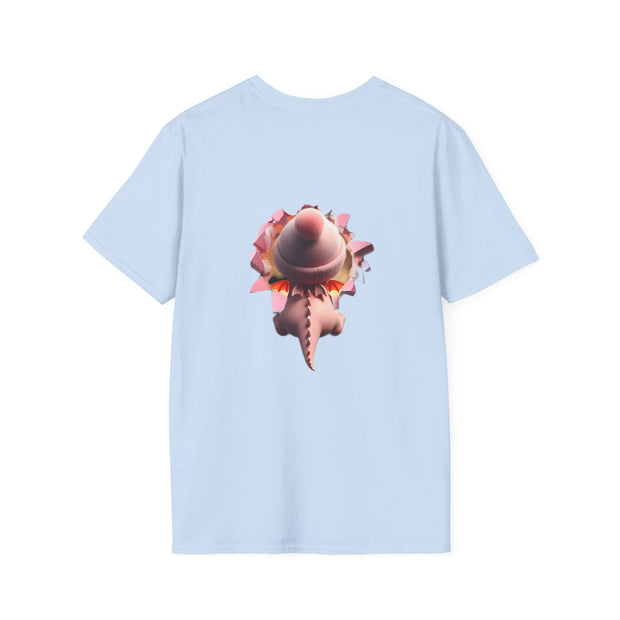 Valentines Dragon 2 Sided Unisex Softstyle T-Shirt