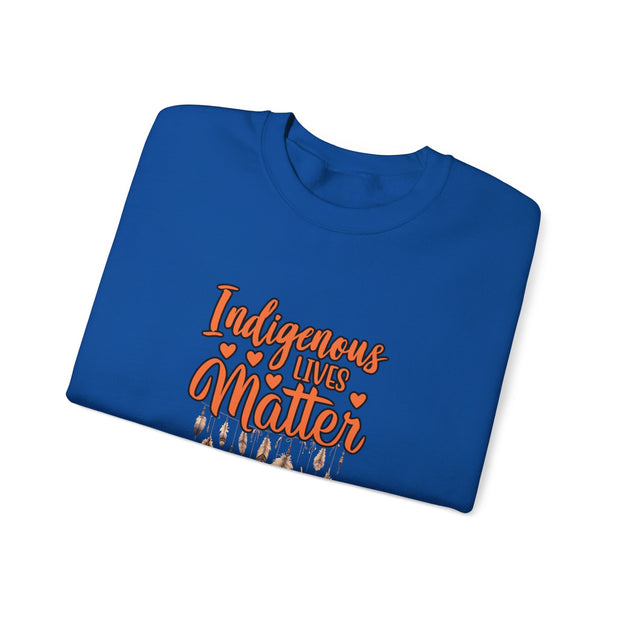 Indigenous Lives Matter Unisex Heavy Blend™ Crewneck Sweatshirt
