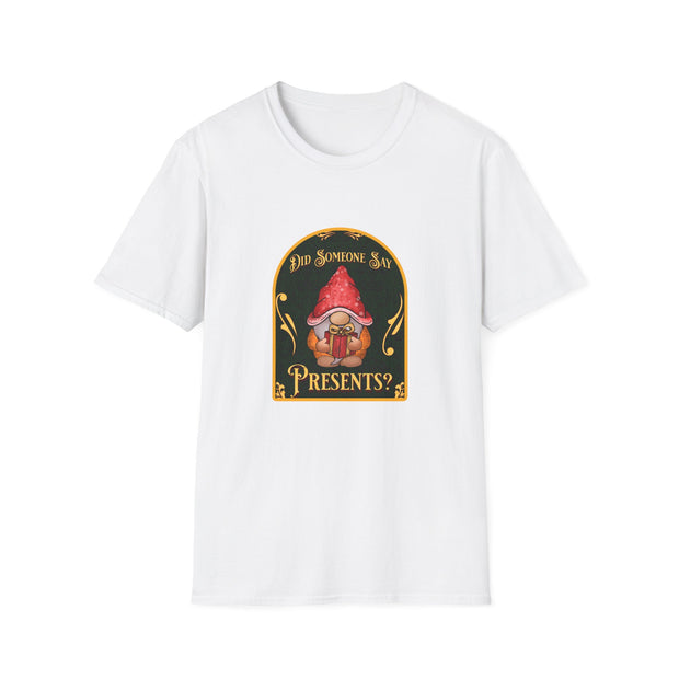 Gnome Presents Unisex Softstyle T-Shirt
