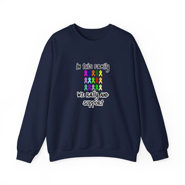 Cancer Family Support Unisex Heavy Blend™ Crewneck Sweatshirt