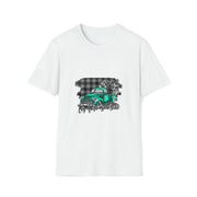 Christmas truck Unisex Softstyle T-Shirt