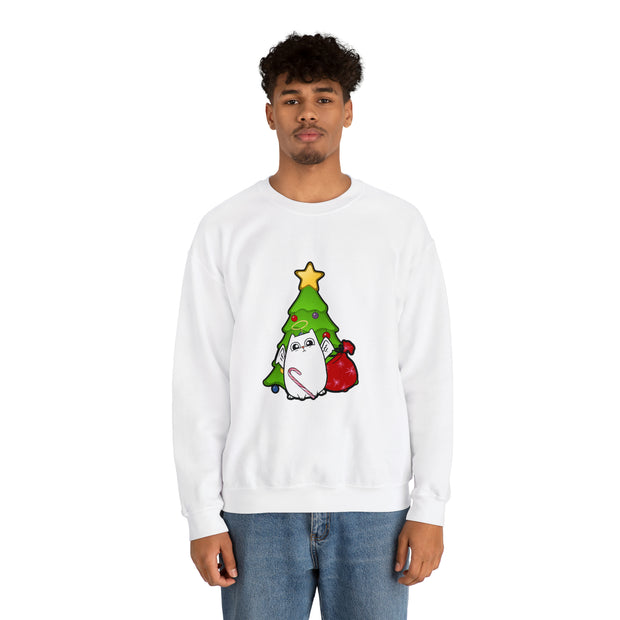 Christmas cat Unisex Heavy Blend™ Crewneck Sweatshirt