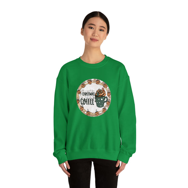 Christmas Coffee Unisex Heavy Blend™ Crewneck Sweatshirt