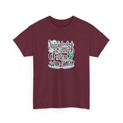Ovarian Cancer Unisex Heavy Cotton Tee