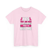 Breast Cancer Unisex Heavy Cotton Tee