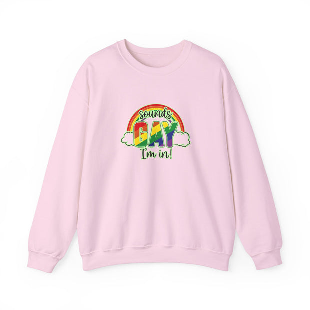 Sounds Gay Unisex Heavy Blend™ Crewneck Sweatshirt
