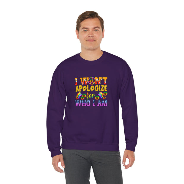 I Won’t Apologize Unisex Heavy Blend™ Crewneck Sweatshirt