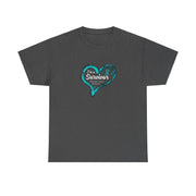 Ovarian Cancer Survivor Unisex Heavy Cotton Tee