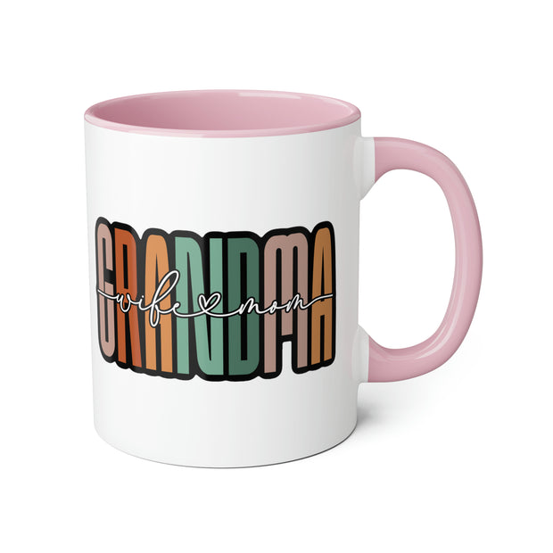 Grandma Accent Mugs, 11oz