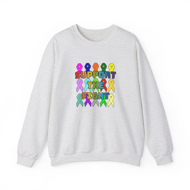 Support the Fight Unisex Heavy Blend™ Crewneck Sweatshirt