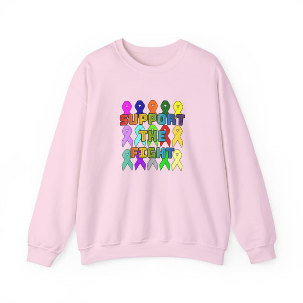 Support the Fight Unisex Heavy Blend™ Crewneck Sweatshirt