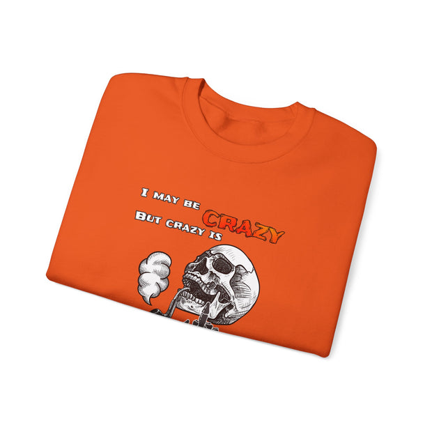 Crazy Skull Unisex Heavy Blend™ Crewneck Sweatshirt