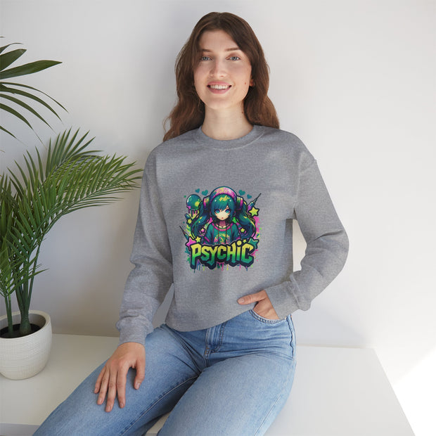 Graffiti Anime Girls Unisex Heavy Blend™ Crewneck Sweatshirt