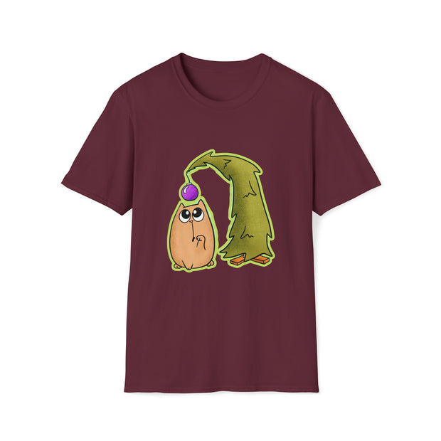 Christmas cat Unisex Softstyle T-Shirt