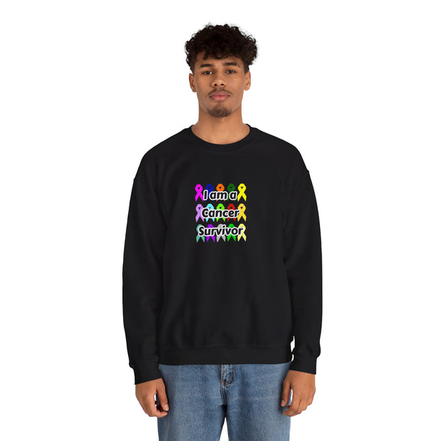 Cancer Survivor Unisex Heavy Blend™ Crewneck Sweatshirt