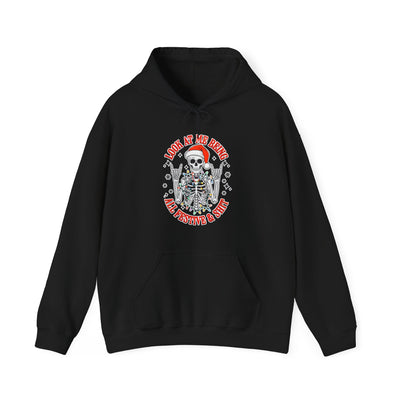 Festive Skeleton Unisex Heavy Blend™ Hooded Sweatshirt