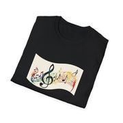 Musical Notes Unisex Softstyle T-Shirt