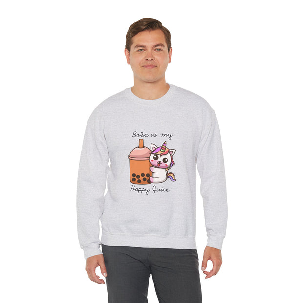 Unicorn Boba Unisex Heavy Blend™ Crewneck Sweatshirt