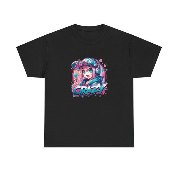 Graffiti Anime Girls Unisex Heavy Cotton Tee