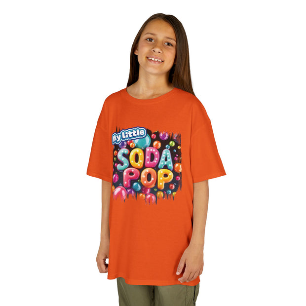 Kids Soda Pop Tee, Fun T-Shirt, Cute Apparel for Kids, Gift for Birthdays, Playdate Outfit, Colorful Kidswear