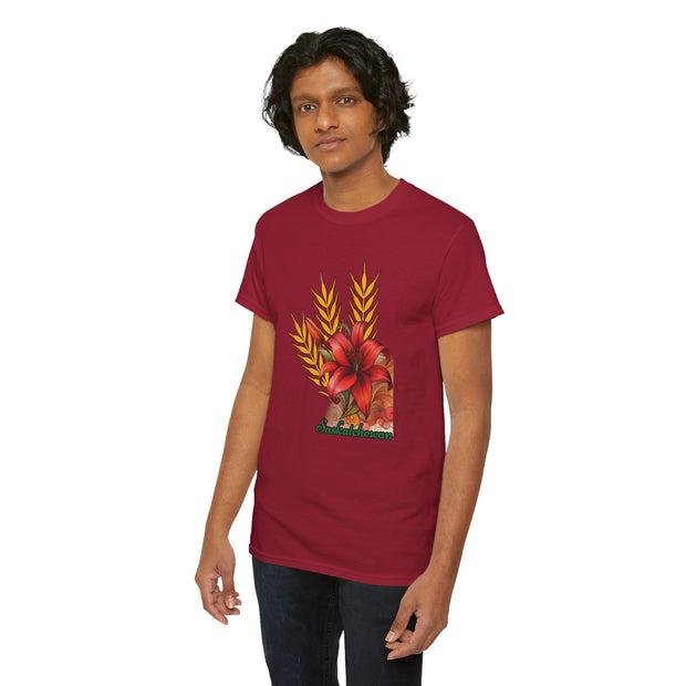 Saskatchewan Lily Unisex Heavy Cotton Tee
