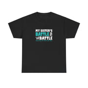 Sister Ovarian Cancer Unisex Heavy Cotton Tee