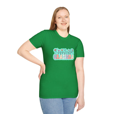 Grandma Flowers Unisex Softstyle T-Shirt