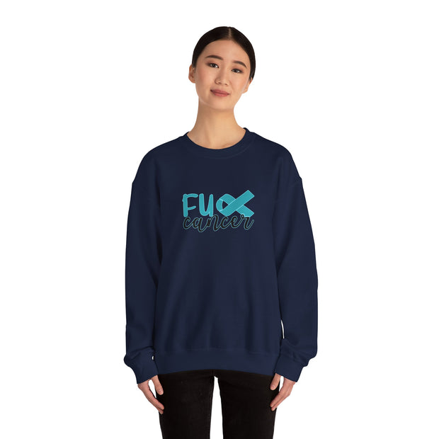 Fuck Cancer Unisex Heavy Blend™ Crewneck Sweatshirt