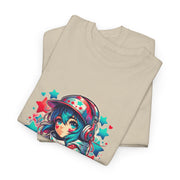 Graffiti Anime Girls Unisex Heavy Cotton Tee
