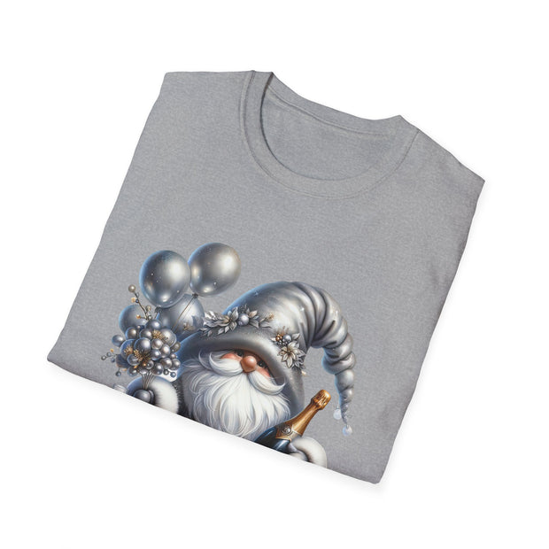 New Year Gnome Unisex Softstyle T-Shirt