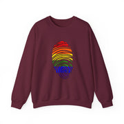 Pride Fingerprint Unisex Heavy Blend™ Crewneck Sweatshirt