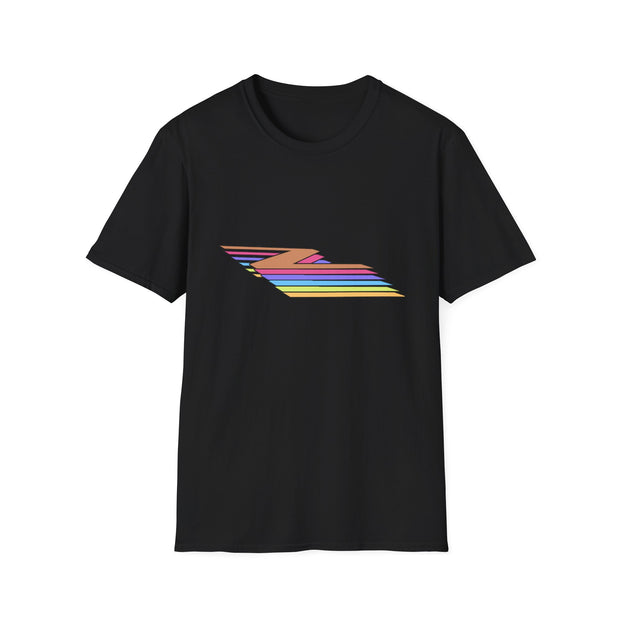 Z Striped Unisex Softstyle T-Shirt