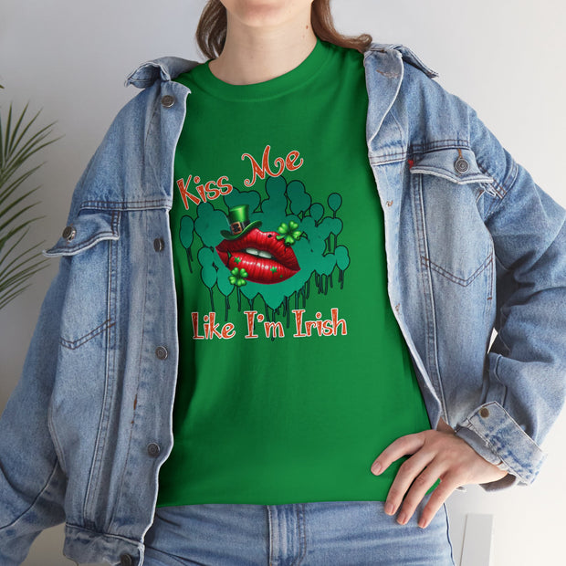 Kiss me like I’m Irish Unisex Heavy Cotton Tee