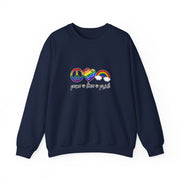 Peace Love Pride Unisex Heavy Blend™ Crewneck Sweatshirt