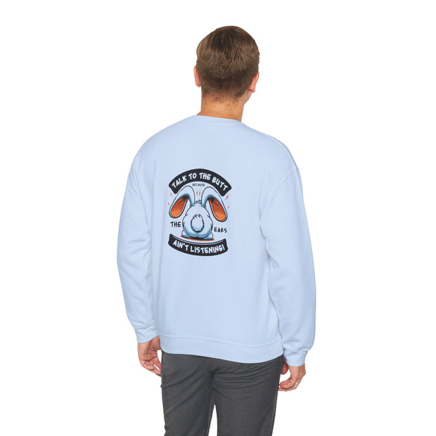 Talk to the Butt Unisex Heavy Blend™ Crewneck Sweatshirt