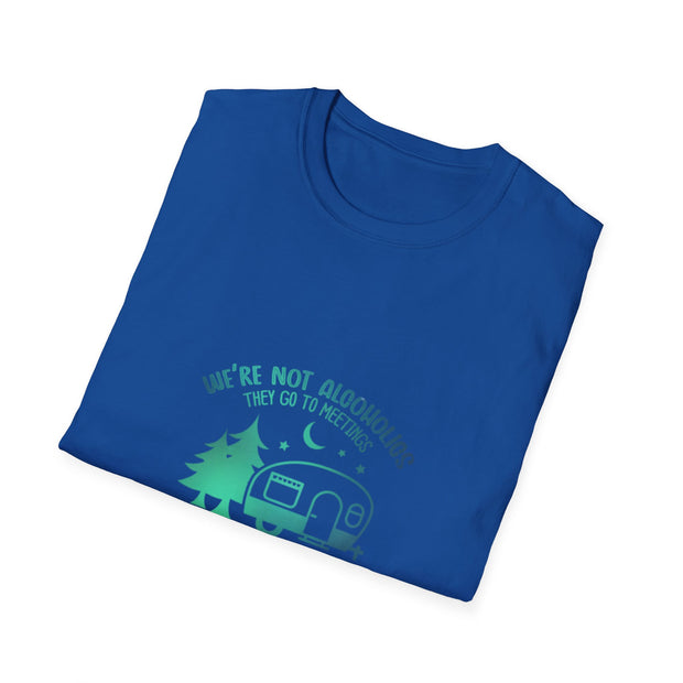 Camping Drunks Unisex Softstyle T-Shirt