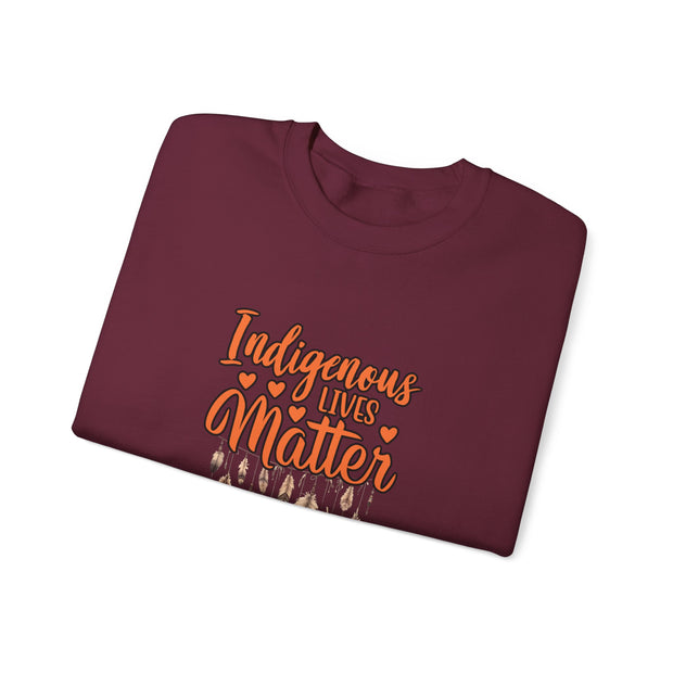 Indigenous Lives Matter Unisex Heavy Blend™ Crewneck Sweatshirt