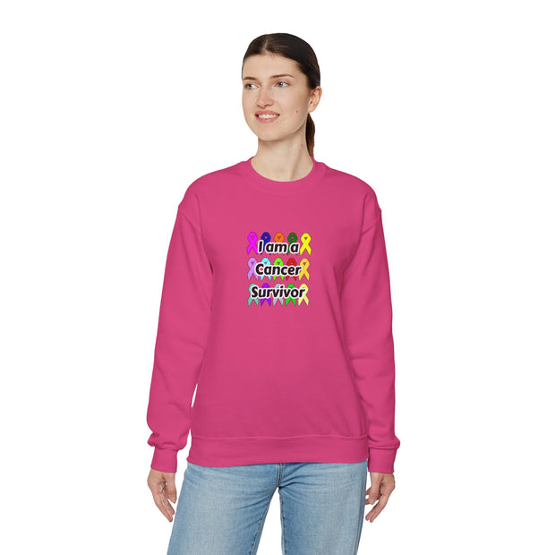 Cancer Survivor Unisex Heavy Blend™ Crewneck Sweatshirt