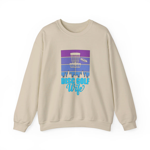 Disc Golf Wife Unisex Heavy Blend™ Crewneck Sweatshirt