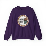 Christmas Coffee Unisex Heavy Blend™ Crewneck Sweatshirt