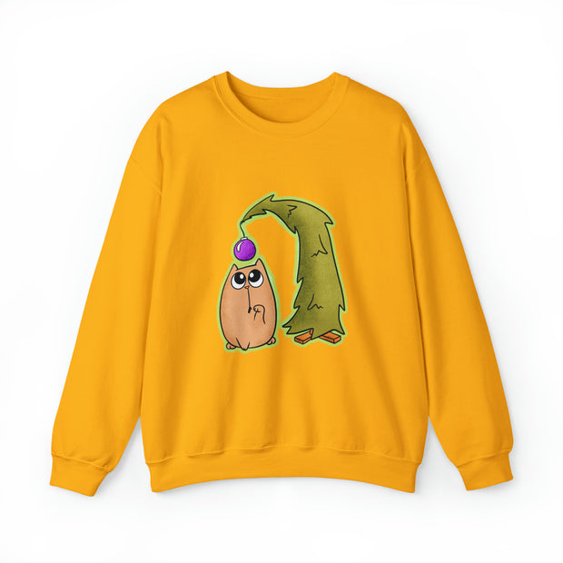 Christmas cat Unisex Heavy Blend™ Crewneck Sweatshirt