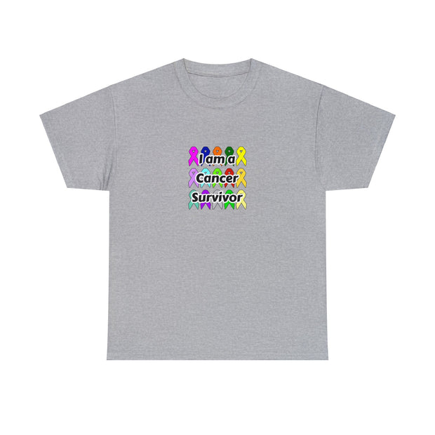 Cancer Survivor Unisex Heavy Cotton Tee