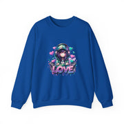 Graffiti Anime Girls Unisex Heavy Blend™ Crewneck Sweatshirt