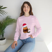 Christmas cat Unisex Heavy Blend™ Crewneck Sweatshirt