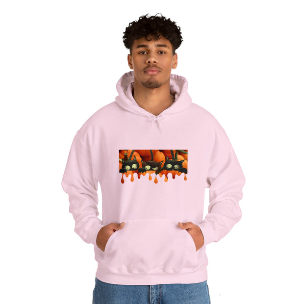 Pumpkin cats Unisex Heavy Blend™ Hooded Sweatshirt
